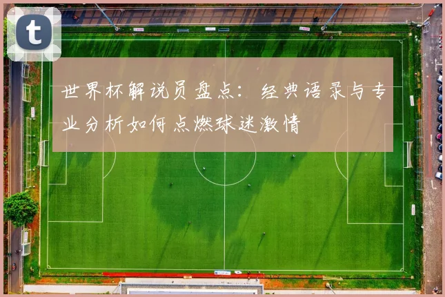 世界杯解说员盘点:经典语录与专业分析如何点燃球迷激情