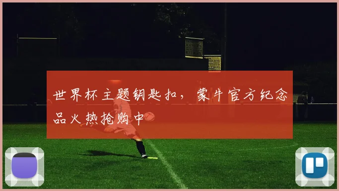 世界杯主题钥匙扣,蒙牛官方纪念品火热抢购中